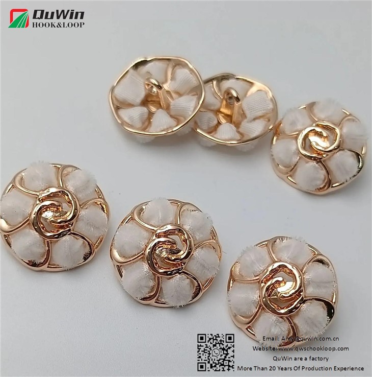 Metal Buttons To Cover With Fabric