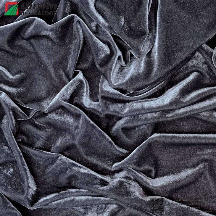 Silver Velvet Fabric