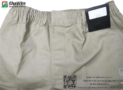 Hook And Loop Used On Pants Elastic Waistband